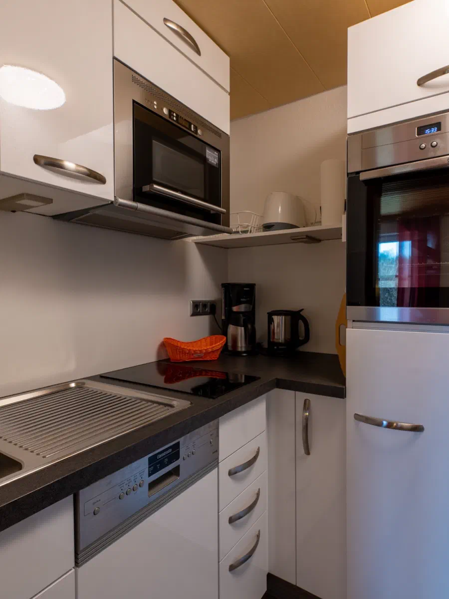 Küche einer Ferienwohnung